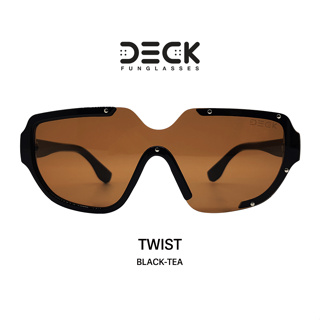 DECK แว่นตากันแดด รุ่น TWIST - BLACK-TEA