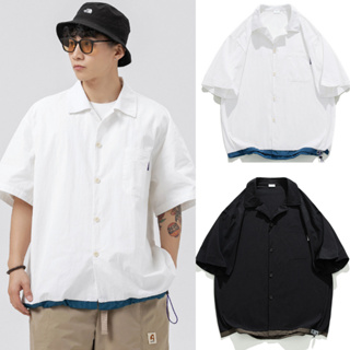 เสื้อเชิ้ตแขนสั้นสายแคมป์ปิ้ง Camping Shirt Style Premium