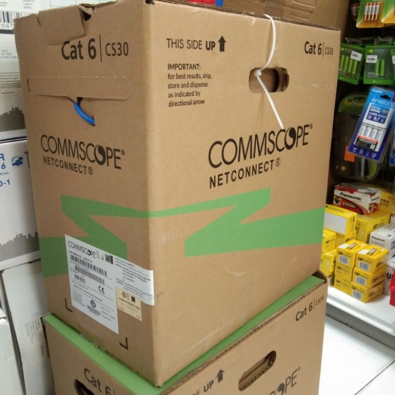 สายแลน Commscope CS30 (คอมสโคป) UTP CAT6 ยาว 305เมตร (ภายในอาคาร ...