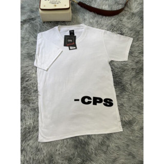 สุ่ม2ตัว เสื้อยืด  CPS สีพื้นคอกลมแขนสั้นเรียบหรูดูแพง