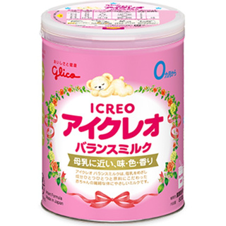 Glico Icreo Balanced milk  นมผงกูลิโกะ ไอกรีโอ บาลานซ์ นมผงสำหรับทารกแรกเกิด0-9เดือน ขนาด 800 กรัม  アイクレオのバランスミルク