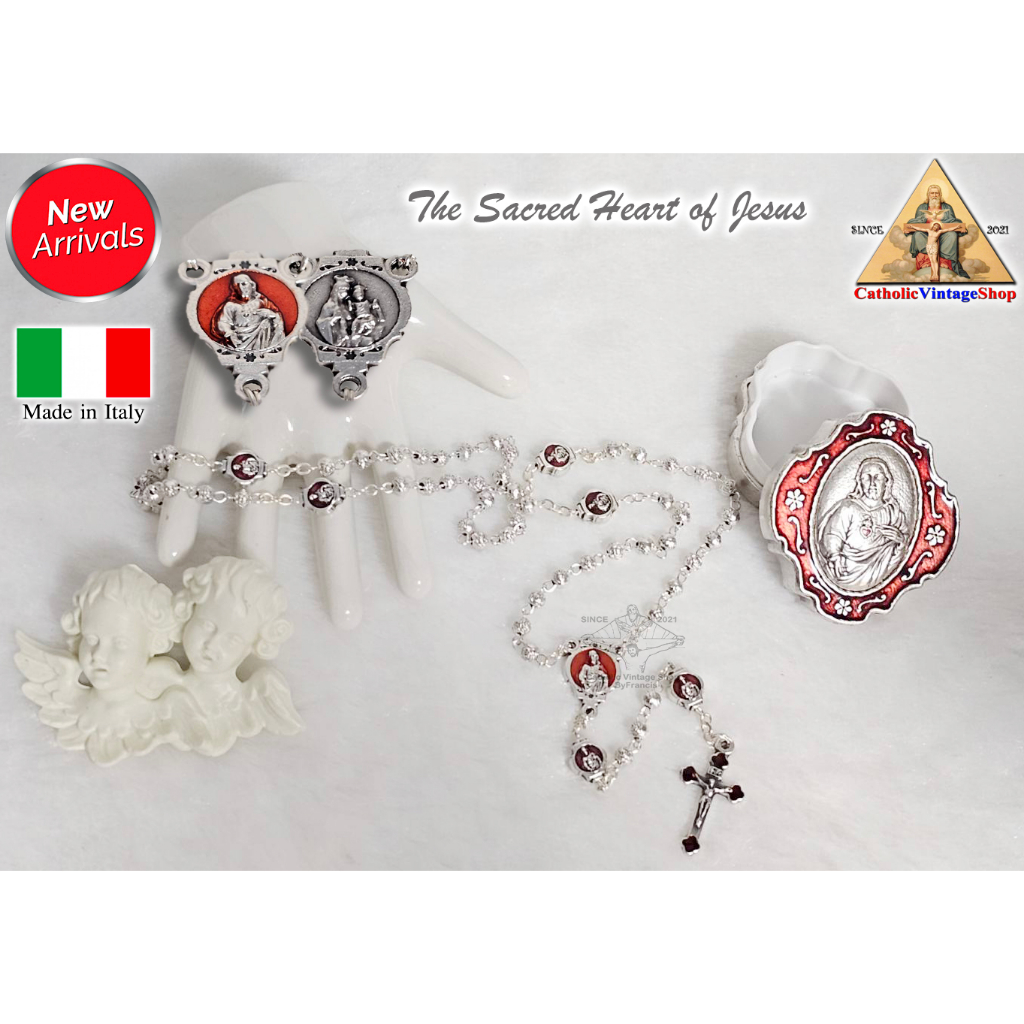 rosary-catholic-italy-สายประคำคาทอลิก-สายประคำพระหฤทัยพระเยซูเจ้า-คาทอลิก-คริสต์-ลูกประคำ