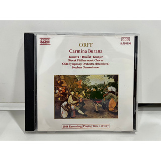 1 CD MUSIC ซีดีเพลงสากล     NAXOS  ORFF: Carmina Burana 8.550196    (A16E104)