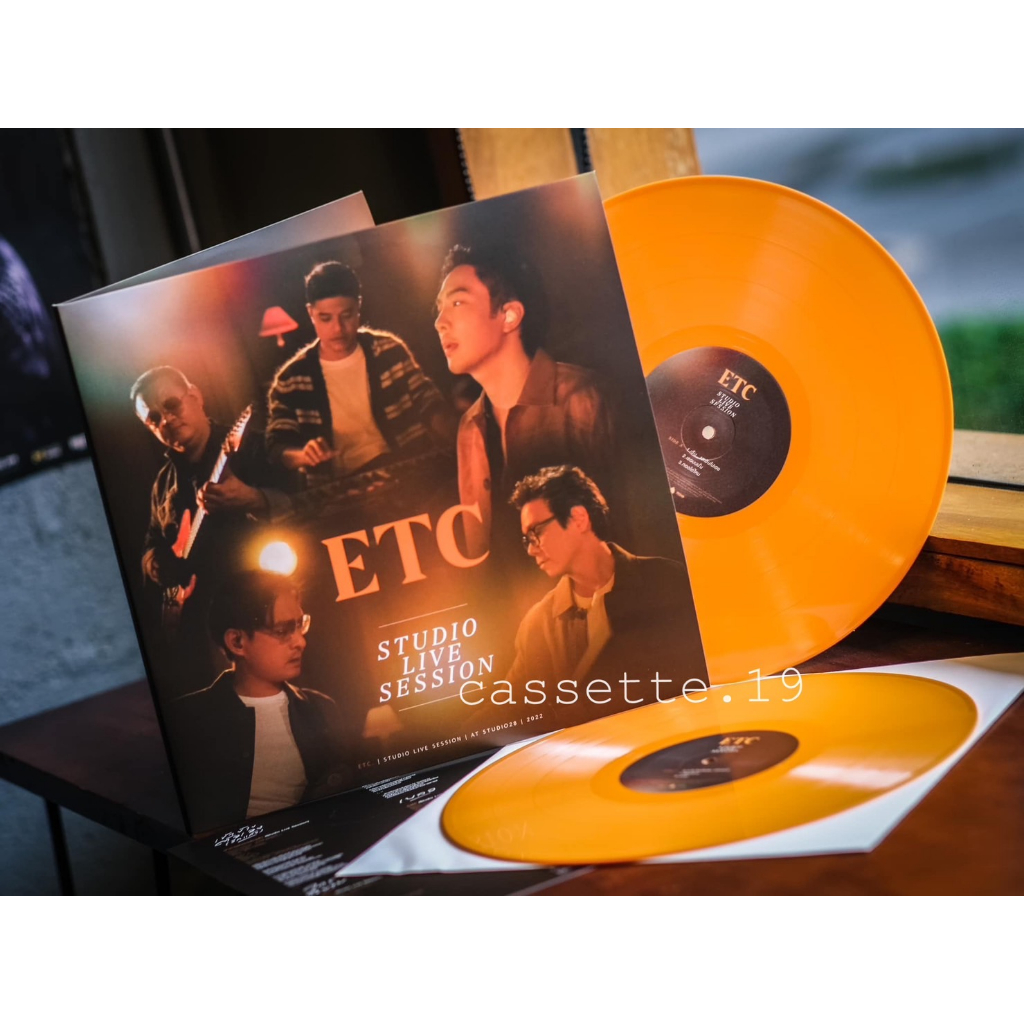 ซีล-พร้อมส่ง-แผ่นเสียง-etc-studio-live-session-2lp-orange-color-etc-vinyl-ของแท้-100