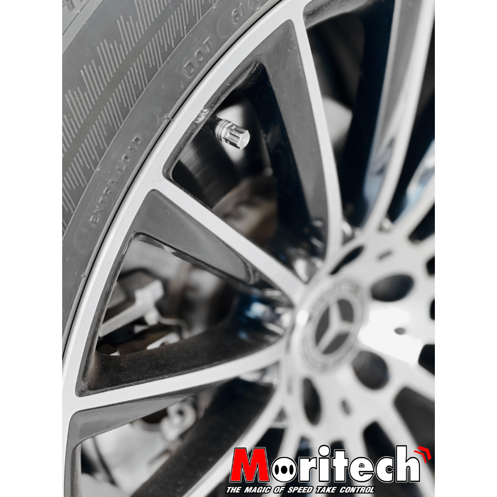 จุ๊บลม จุกลมสแตนเลส Moritech (หัวเฟือง) ใส่ได้ทั้งรถยนต์ และมอเตอร์ไซค์ ...