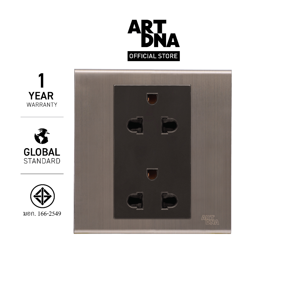 art-dna-รุ่น-v23-double-euro-amp-american-socket-design-switch-สวิตซ์ไฟโมเดิร์น-สวิตซ์ไฟสวยๆ-ปลั๊กไฟสวยๆ