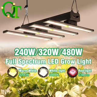 【พร้อมส่ง】ไฟปลูกต้นไม้ Full Spectrum  Grow Light  ไฟปลูกพืช 240W 320W 480W  สำหรับการเจริญเติบโตของผัก ผลไม้ แลต้นไม้