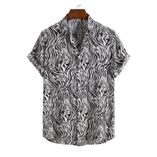 เสื้อเชิ้ตแขนสั้นลายม้าลาย Zebra Premium Shirt