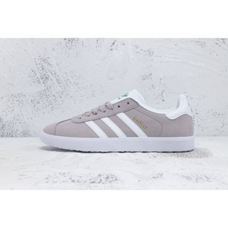 Adidas Originals Gazelle Indoor Taro สีม่วง ลื่นสไตล์วินเทจแฟชั่นต่ำด้านบนกีฬารองเท้าลำลอง  แท้100%ผู้ชายผู้หญิงEF6508