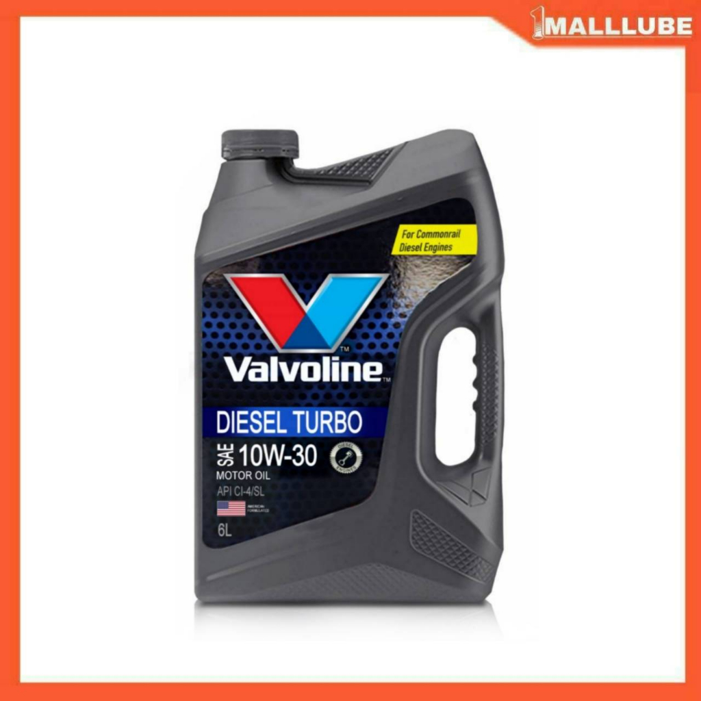 valvoline-diesel-turbo-น้ำมันเครื่องดีเซล-วาโวลีน-10w-30-โฉมใหม่ล่าสุด-ขนาด-6-1ลิตร