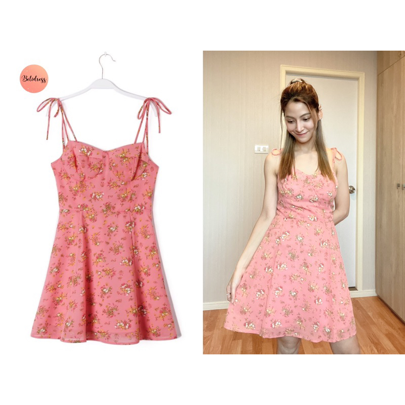 เดรสกระโปรง-lennox-pink-dress