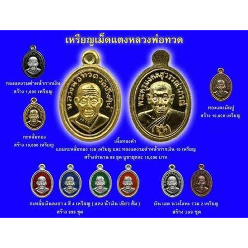 เหรียญเม็ดแตงหลวงปู่ทวด-พ่อท่านซุน-วัดบ้านลานควาย-จ-ปัตตานี-ปี56-เนื้อทองแดง