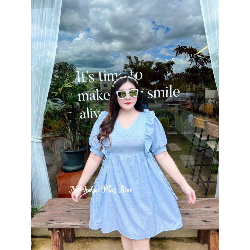 plussize-เดรสคนอ้วน-l-40-48-xl-50-56