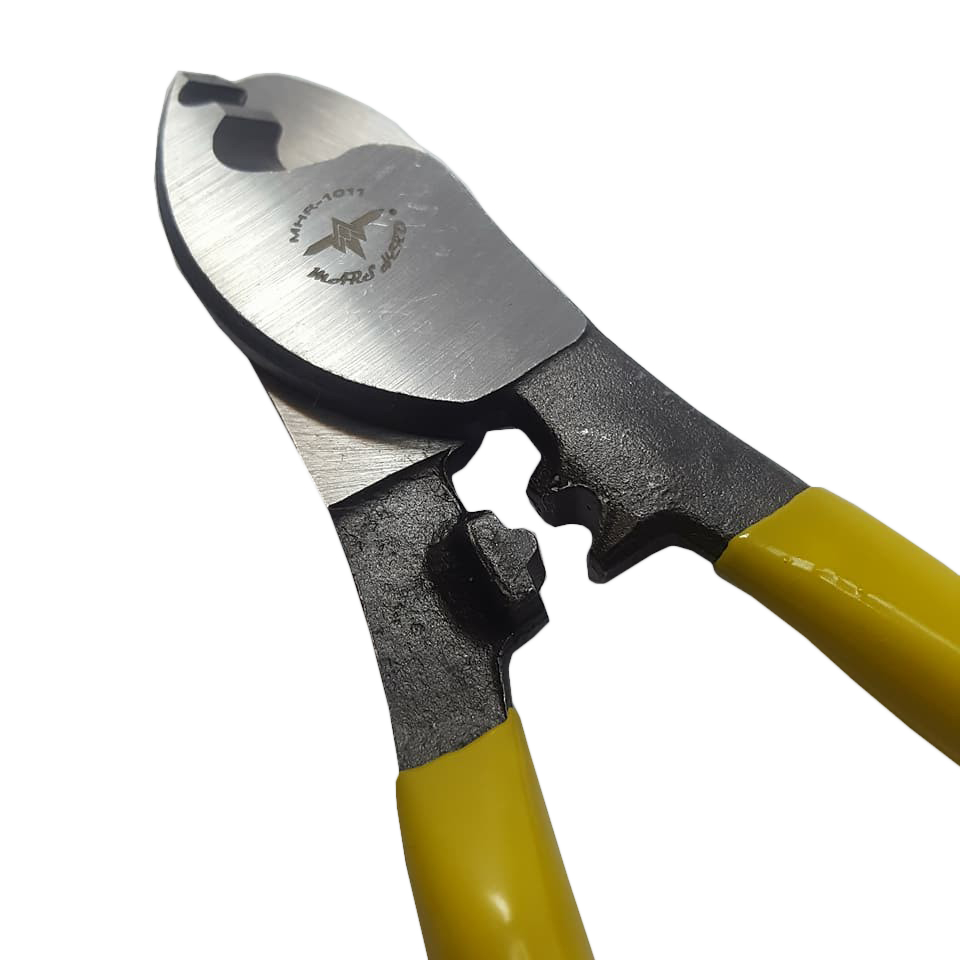 arsia-tools-คีมตัดสายเคเบิ้ล-6นิ้ว-รุ่น-mhr-1011-ด้ามเหลือง-ฟัน-2ร่อง-cable-cutter-คีมตัดสาย-คีมตัดสายไฟ