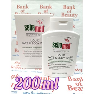 🔥โละ🔥 200 ml Sebamed Liquid Face & Body Wash ผลิตภัณฑ์ทำความสะอาดผิว ทั้งใบหน้า และร่างกาย