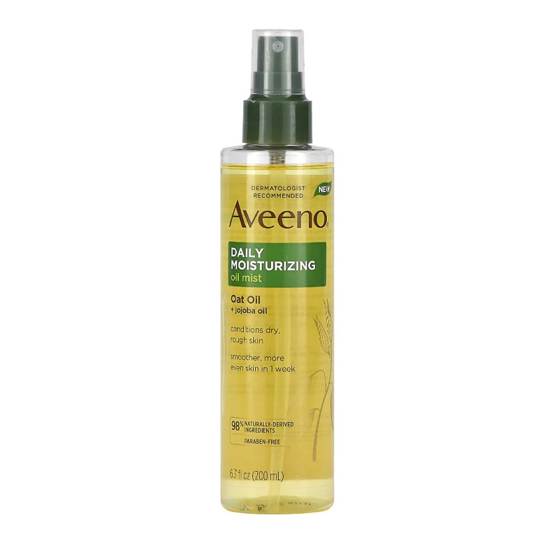 Aveeno Daily Moisturizing Dry Body Oil Mist with Oat and Jojoba Oil for