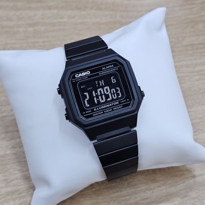 ของแท้-casio-นาฬิกาข้อมือ-รุ่น-b650wb-1bdf-รับประกันศูนย์-cmg-1-ปี