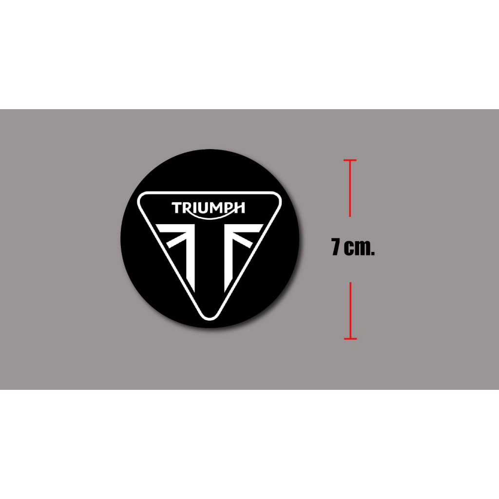 sticker-pvc-triumph-motorcycles-สติ๊กเกอร์-ไทรอัมพ์-งานออฟเซ็ทแท้-pvc-กันน้ำ-กันแดด