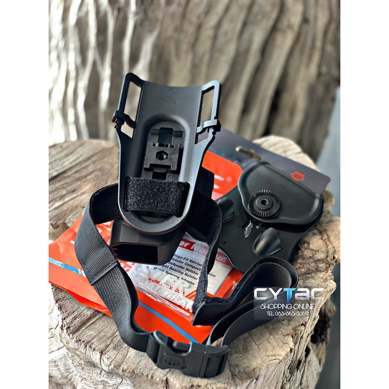 SET: ซองปลดนิ้วชี้ G 19 พร้อมเพลทลดต่ำ Cytac(สายรัดขาสามารถถอดได้นะคะ ...