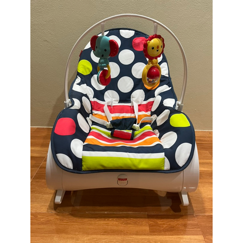 เปลโยก สั่นอัตโนมัติ ยี่ห้อ Fisher Price รุ่น Infant-To-Toddler Rocker ...