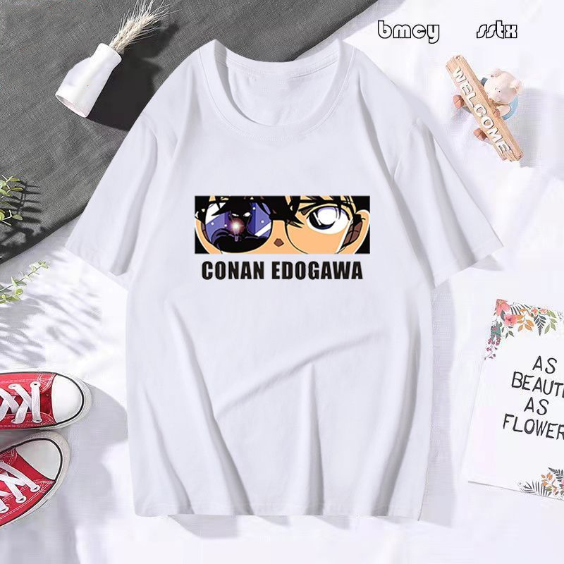 เสื้อยืด-anime-detective-conan-anime-handsome-eyes-of-conan-ตัวละครตัวใหญ่-ไซส์ใหญ่-ใหม่