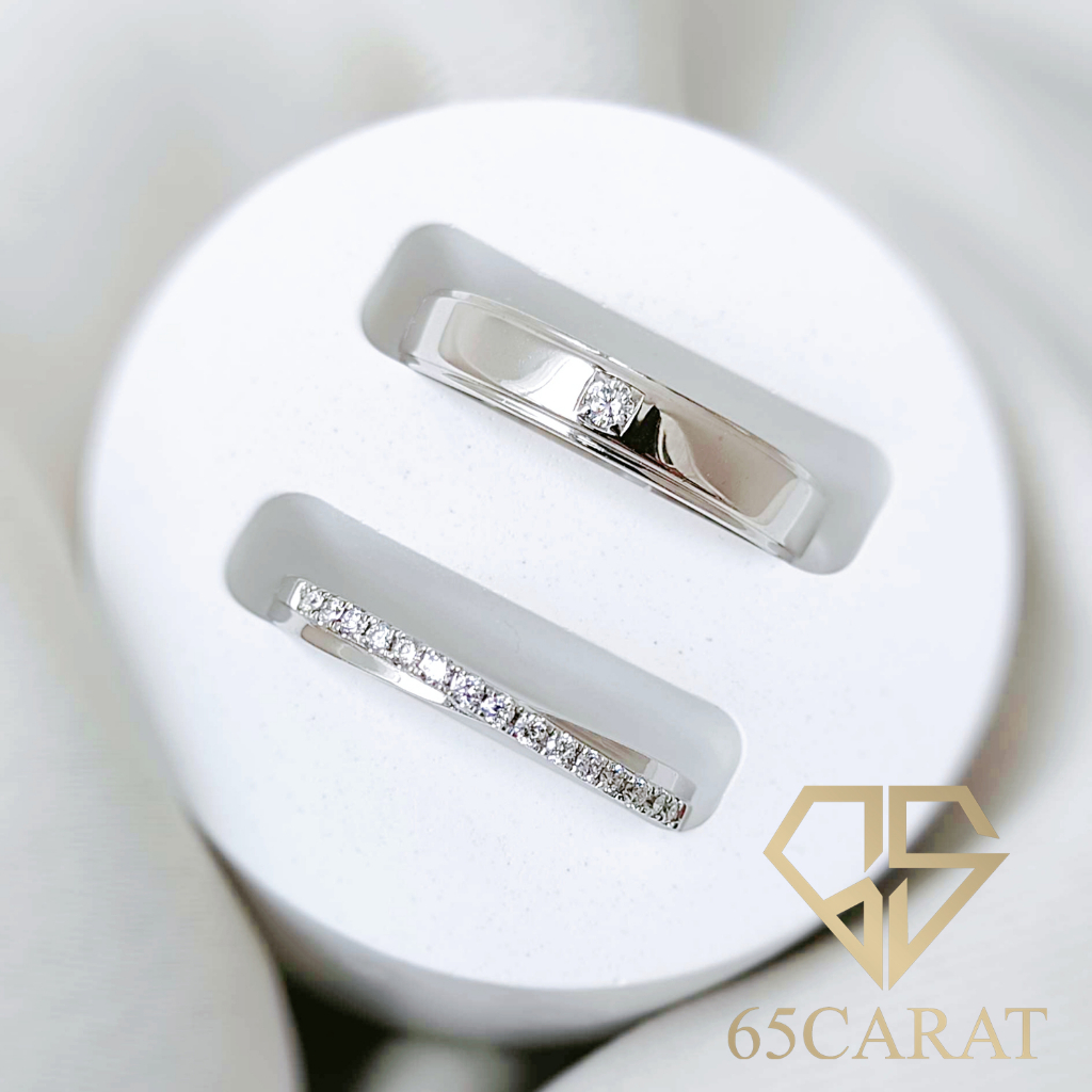 65carat-แหวนแต่งงาน-เพชรน้ำ100-ราคาเป็นคู่-ทองคำแท้-9k