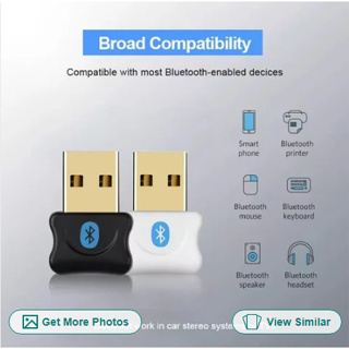 บลูทูธอะแดปเตอร์USB Bluetooth 5.0 DongleสำหรับPCคอมพิวเตอร์