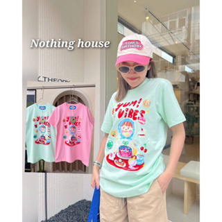 NOTHING HOUSE🏡เสื้อยืดลายเด็กอ้วนถือเค้ก