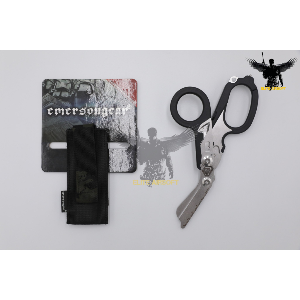 ซองกรรไกรแพทย์สนาม-ยี่ห้อ-emerson-กรรไกรแพทย์สนาม-ทรง-lm-raptor-tactical-edc-scissor-pouch-paramedic-scissors