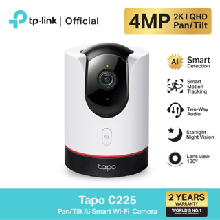 (IP CAMERA) Tapo C225 Indoor Pan/Tilt AI Home Security Wi-Fi Camera