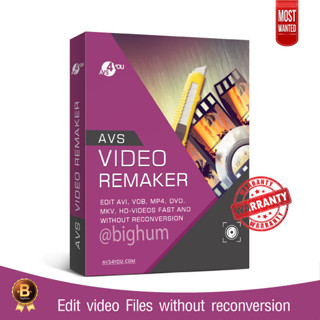 AVS Video Remaker 6.7 | โปรแกรมตัดต่อ วิดีโอ โดยไม่ต้อง reconversion