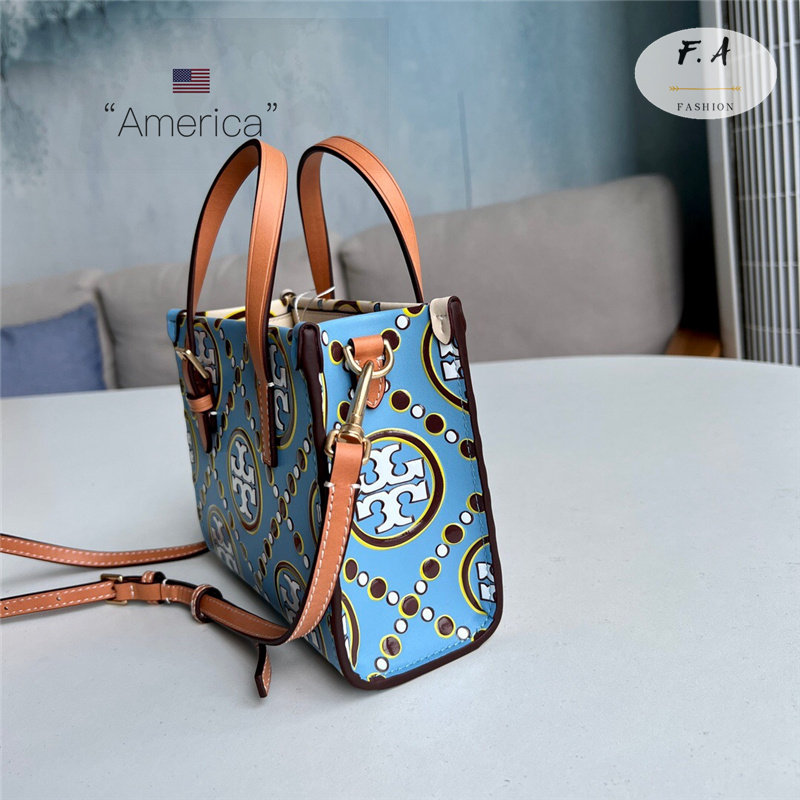 f-a-ว่าแท้100-tory-burch-แท้-t-monogram-contrast-embossed-color-matching-samll-tote-bag-กระเป๋าสะพาย-143639