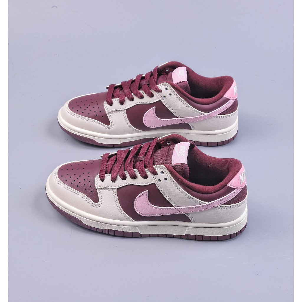 nike-dunk-low-valentines-day-รองเท้าลำลองสีเบอร์กันดี