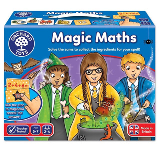 ORCHARD TOYS, Magic Math บอร์ดเกมส์เด็ก เสริมทักษะ บวก ลบ เลข ลิขสิทธิ์แท้ นำเข้าจากอังกฤษ ของเล่น 5-7 ปี🇬🇧💯