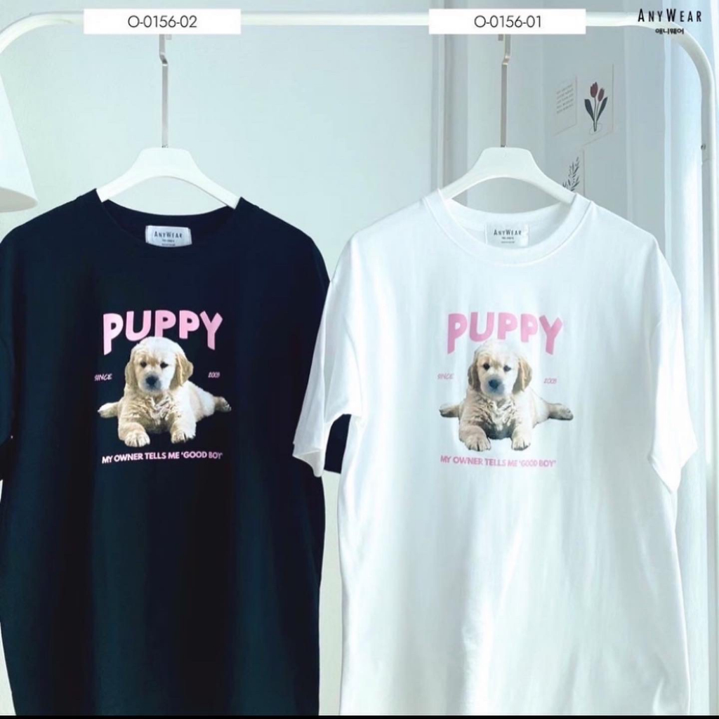 เสื้อโอเวอร์ไซส์-ลายpuppy