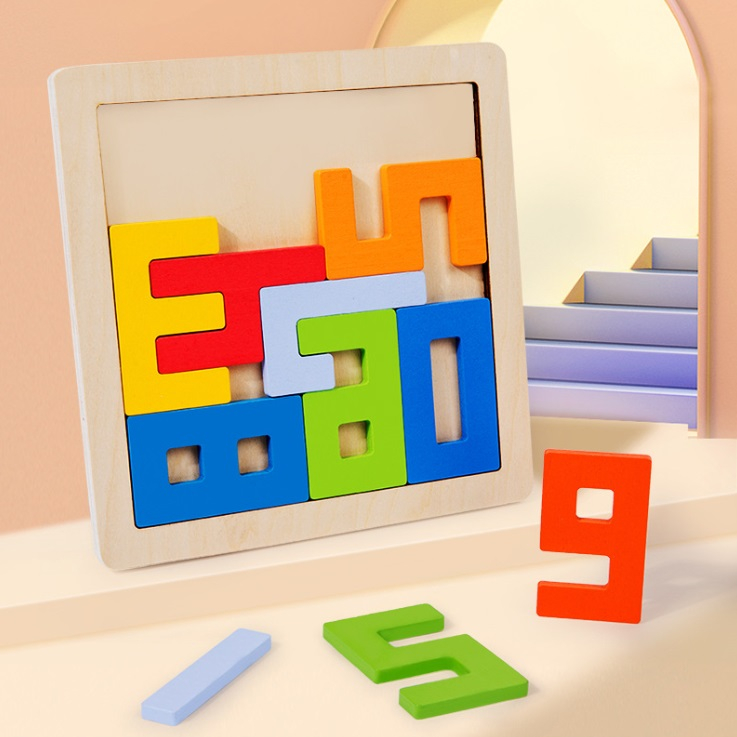 Number Plane Puzzle บล็อกตัวเลข บล็อกไม้ บาลานซ์ เสริมทักษะ ของเล่นแนว ...