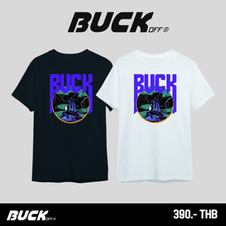 BUCKOFF : เสื้อยืด สกรีนลาย OVERSIZED T-SHIRT ทรงหลวม สวมใส่สบาย รุ่น TP01