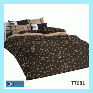 โตโต้ ชุดผ้าปูที่นอน ❤️ . รวม . ❤️ ผ้านวม โตโต้ แท้ 💯% ไร้รอยต่อ ทอเต็มผืน หลับเต็มตื่น ชุดเครื่องนอนโตโต้ TT681