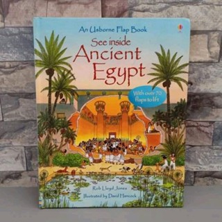 #มือสอง An Usborne Flap Book See inside Ancient Egypt. (Boardbook)