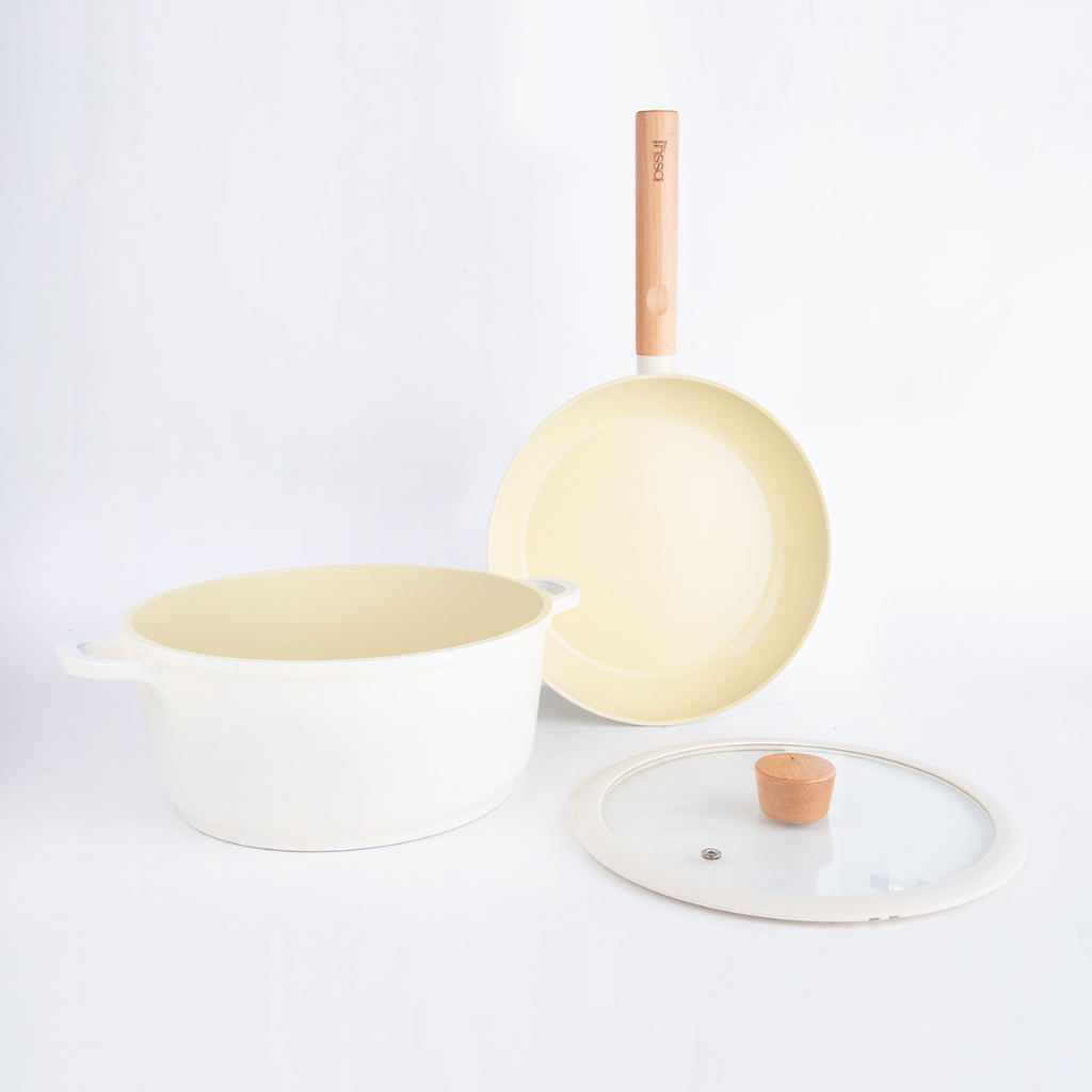 Simplus กะทะ หม้อ กระทะ 18/24CM กระทะ/28CM wok/24CM หม้อซุป/18CM หม้อนม ...