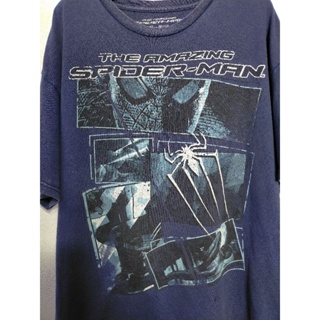 เสื้อยืด มือสอง ลายภาพยนตร์ Spiderman อก 46 ยาว 28