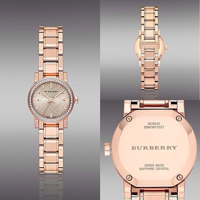 burberry-bu9225-diamond-bezel-womens-rose-gold-watchนาฬิกาแฟชั่น