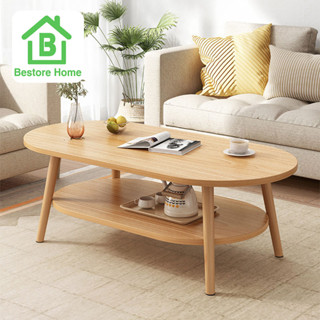 Bestore Home โต๊ะห้องรับแขก โต๊ะกลางโซฟา ทรงกลม เรียบหรู สไตล์โมเดิร์น