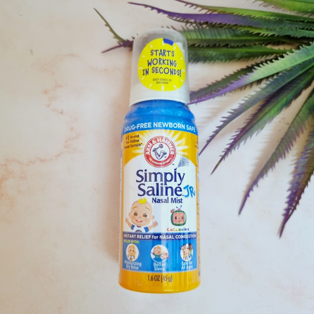 [ARM & HAMMER®] Simply Saline Jr. Nasal Mist Safe for All Age, 45g สเปรย์น้ำเกลือล้าง