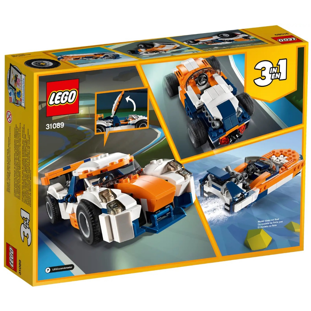 lego-creator-3-in-1-31089-sunset-track-racer-เลโก้ใหม่-ของแท้-กล่องสวย-พร้อมส่ง