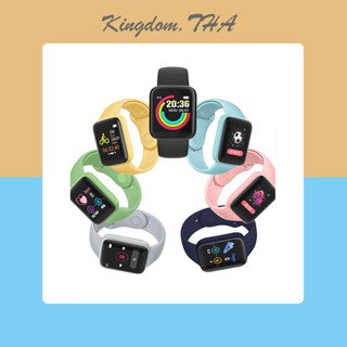 KDT SmartWatch นาฬิกาสมาร์ท กันน้ำ นาฬิกาอัจฉริยะ หน้าจอสัมผัสเต็มรูปแบ หน้าจอขนาดใหญ่ สมาร์ทวอทช์ อัตราการเต้นของหัวใจ จำนวนก้าวในการวิ่ง การวัดชีพจร อัตราการเต้นของหัวใจ ความดันโลหิต ออกกำลังกายเพื่อสุขภาพ Pedometer นาฬิกา