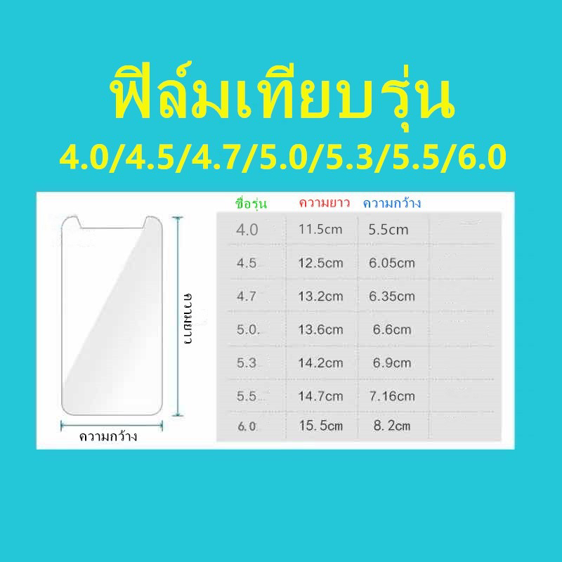 ฟิล์มกระจก-ใส-เทียบรุ่น-รวมรุ่น4-0-รวมรุ่น4-5-รวมรุ่น4-7-รวมรุ่น5-0-รวมรุ่น5-3-รวมรุ่น5-5-รวมรุ่น6-0ฟิล์มนิรภัย