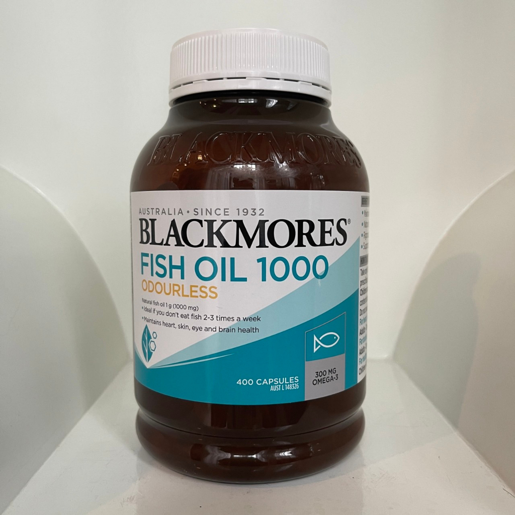 blackmores-odourless-fish-oil-1000mg-400-แคปซูล-แบลคมอร์ส-น้ำมันตับปลา