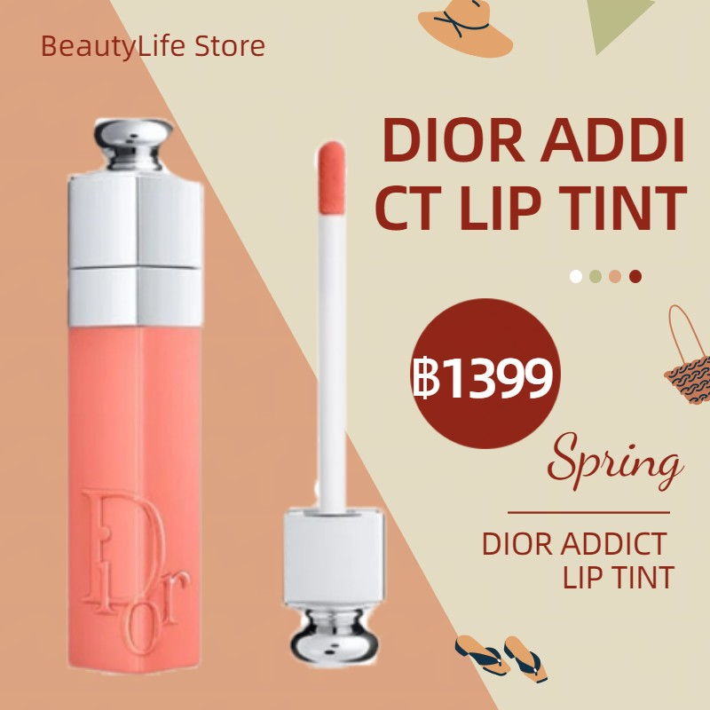 ลิปสติก Dior Addict Lip Tint NoTransfer Lip Tint 5 ml Shopee Thailand