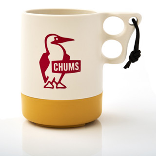 CHUMS-CAMPER MUG CUP LARGE-NATURAL/YELLOW2 แก้วน้ำ ขนาด 550 มล.